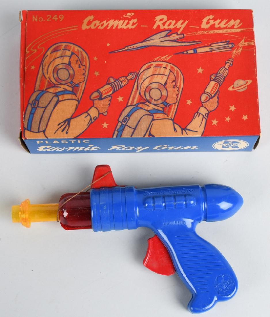 RANGER COSMIC RAY GUN w/ BOX: New Old Stock Great colors. Still has original packing material. Box has great graphics. 8" Near Mint
