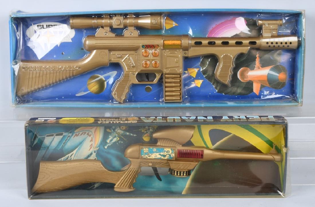 2- SPACE GUNS Made in SPAIN w/ BOX (1 of 6)