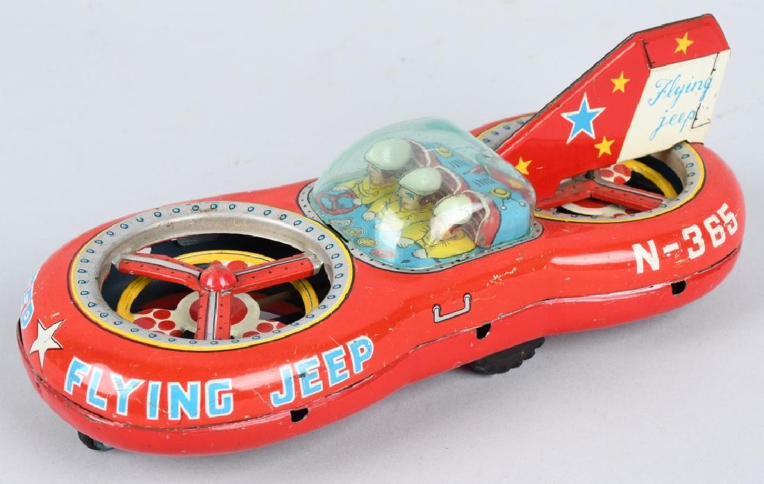 JAPAN Tin Friction FLYING SPACE JEEP (1 of 6)