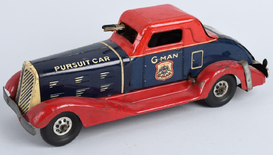 MARX windup G-MAN PURSUIT CAR (1 of 6)