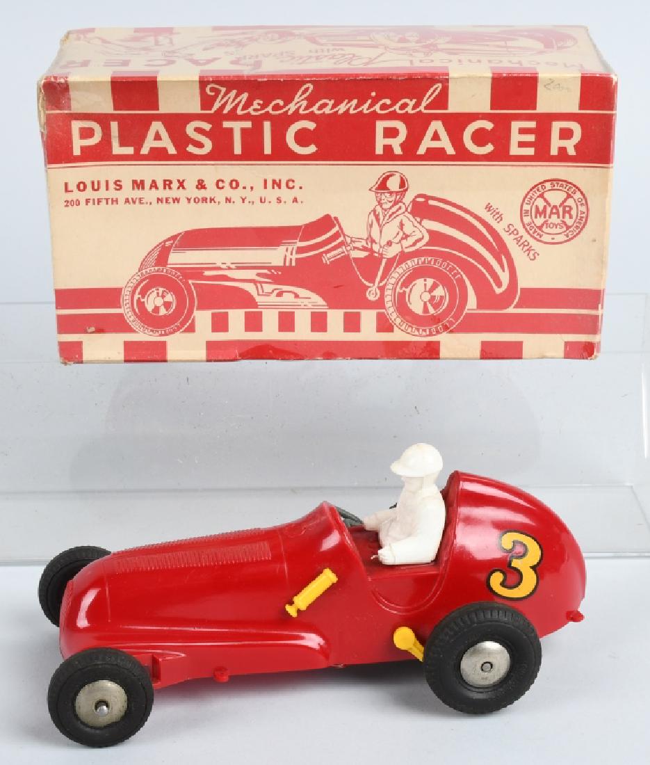 MARX windup RACE CAR, BOXED (1 of 9)