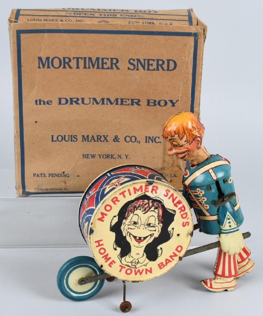 MARX Windup MORTIMER SNERD HOME TOWN BAND w/ BOX (1 of 9)