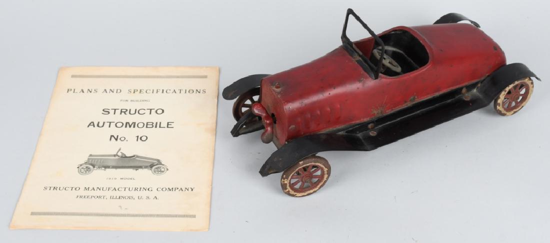 ミニカー STRUCTO MFG .CO Structo Manufacturing Co. 1960s Pressed Steel Hydraulic Dump