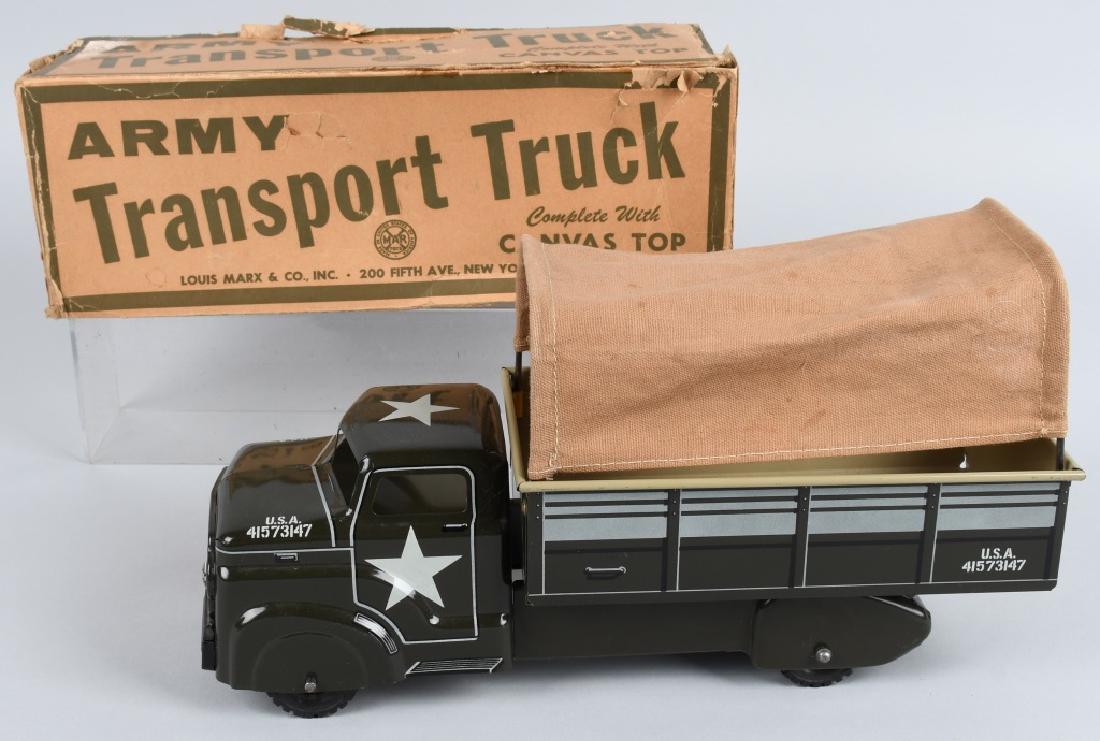 MARX ARMY TRANSPORT TRUCK, BOXED (1 of 6)