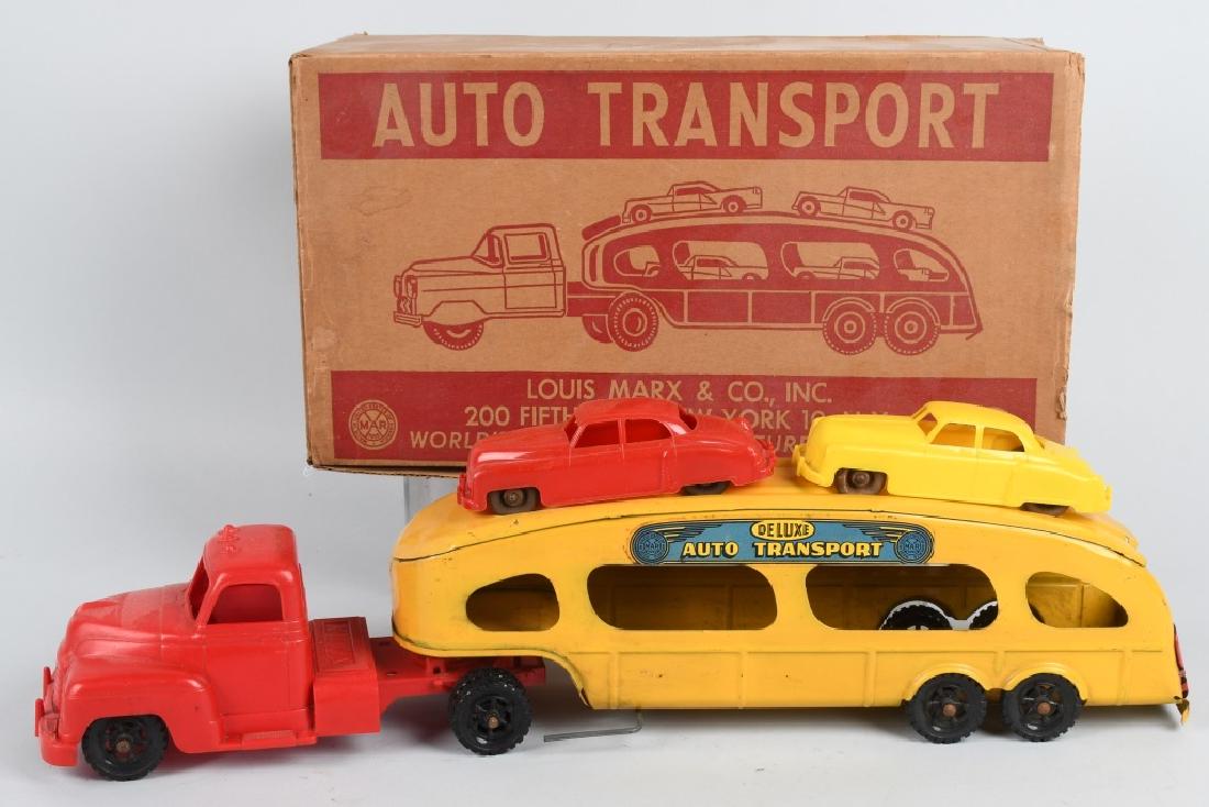MARX AUTO TRANSPORT TRUCK. BOXED (1 of 7)
