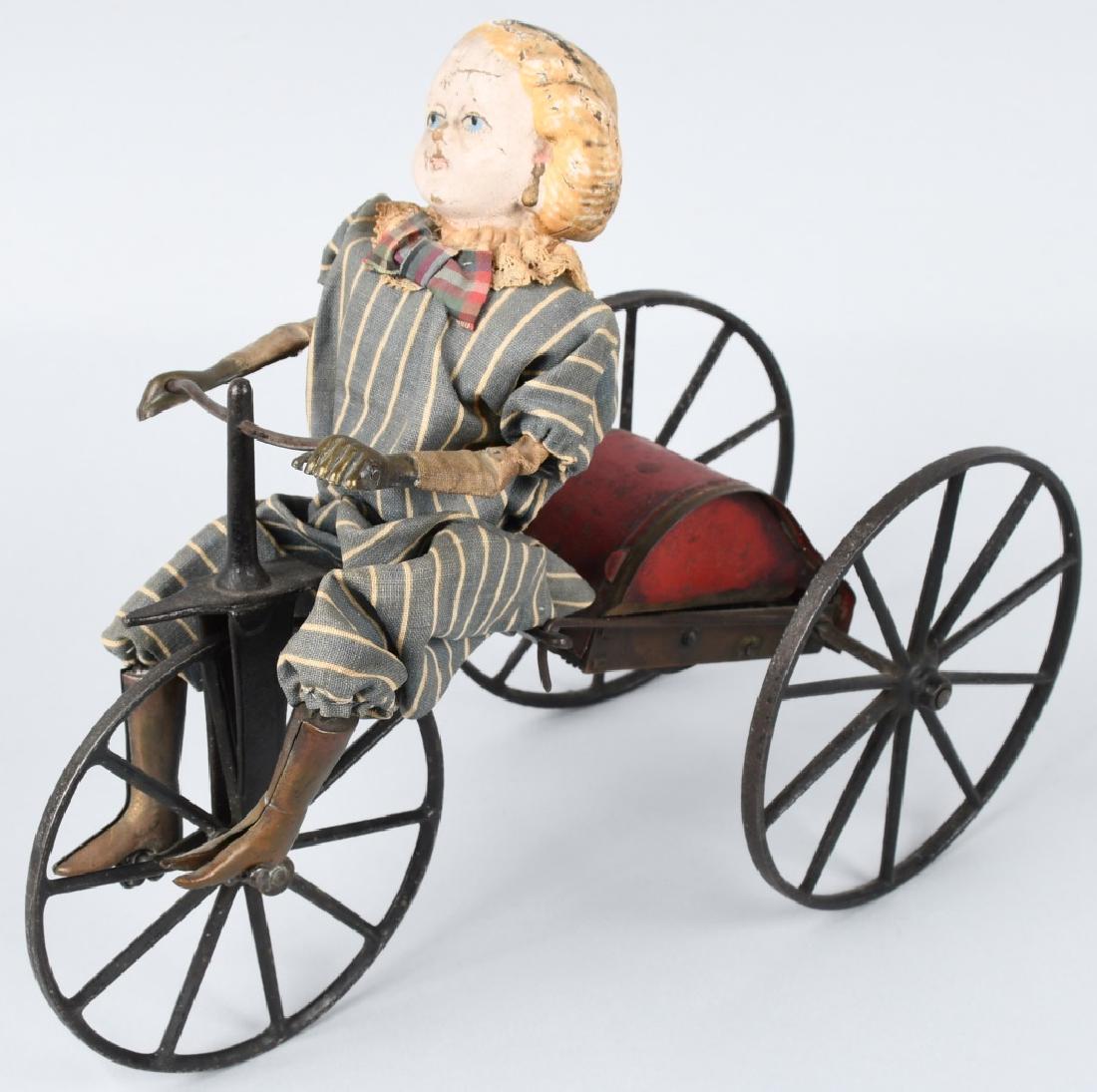 1870's STEVENS & BROWN GIRL ON VELOCIPEDE (1 of 9)