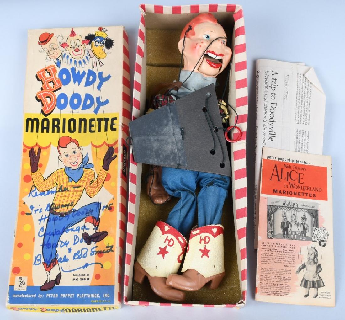 HOWDY DOODY MARIOETTE w/ BOB SMITH AUTOGRAPH (1 of 4)