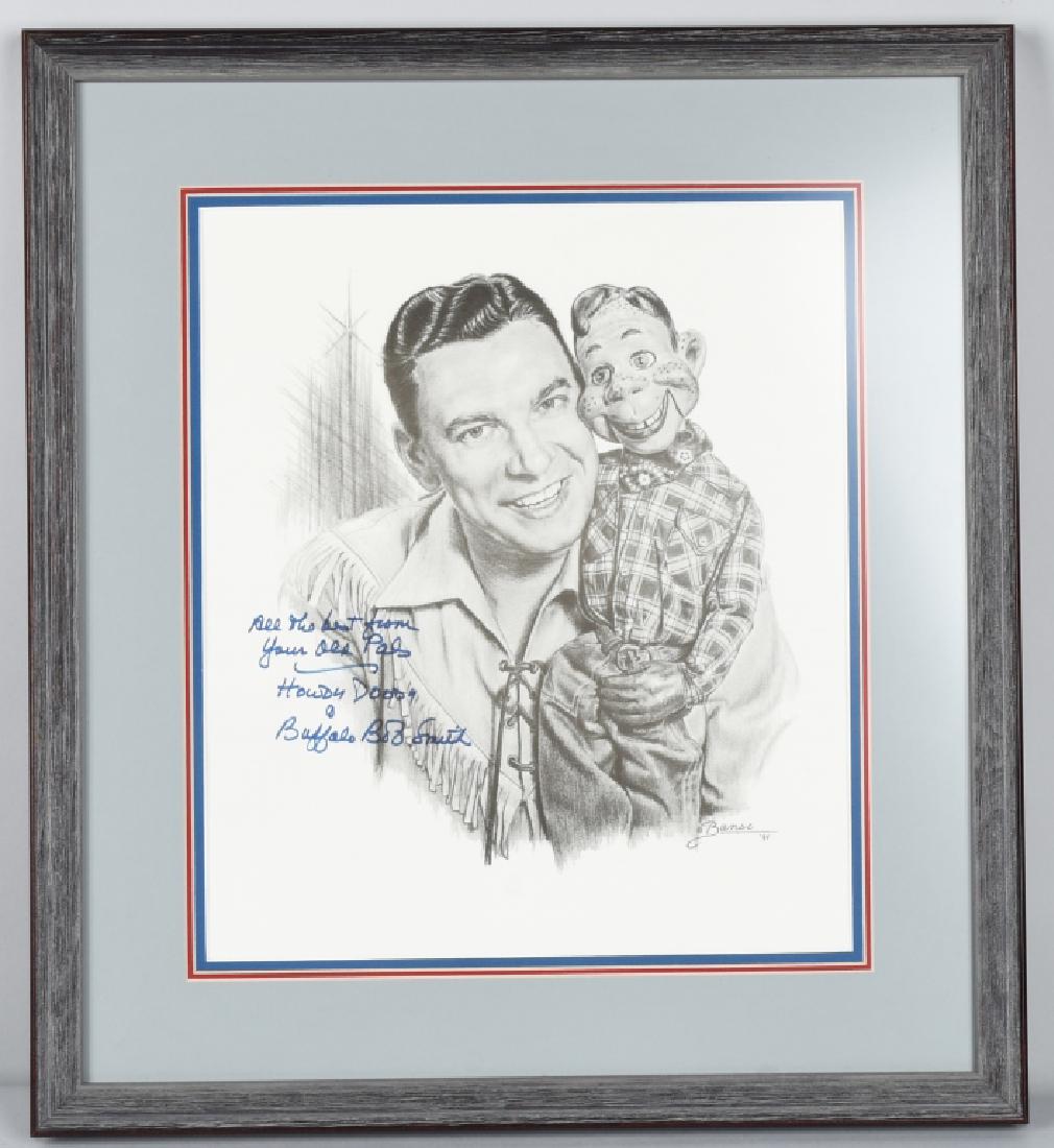HOWDY DOODY & BUFFALO BOB SMITH AUTOGRAPHED PRINT (1 of 3)