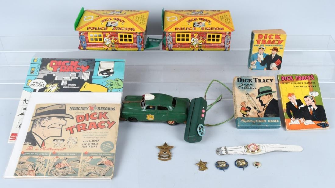 DICK TRACY COLLECTIBLE LOT, VINTAGE, TOYS & MORE (1 of 8)