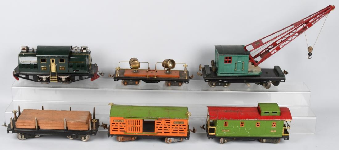 LIONEL STANDARD GA #380 ENGINE & 5 FREIGHT CARS (1 of 7)