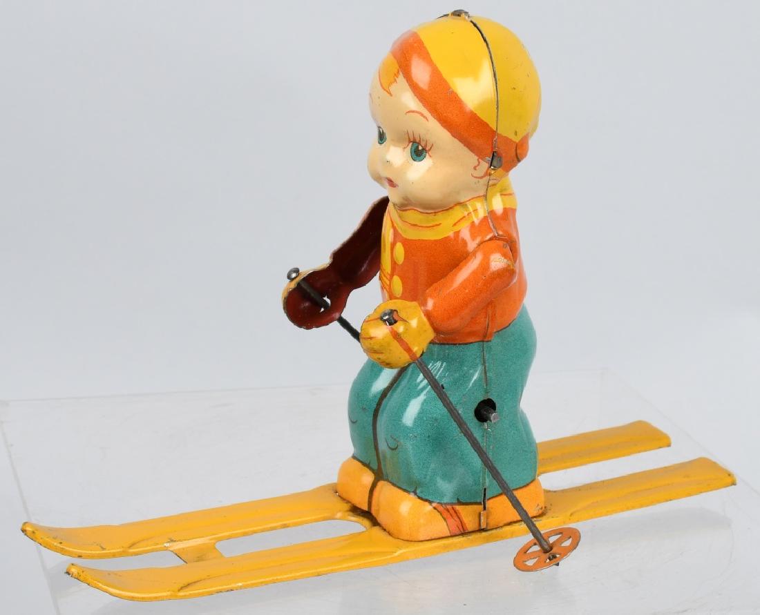 CHEIN tin windup SKI BOY (1 of 4)