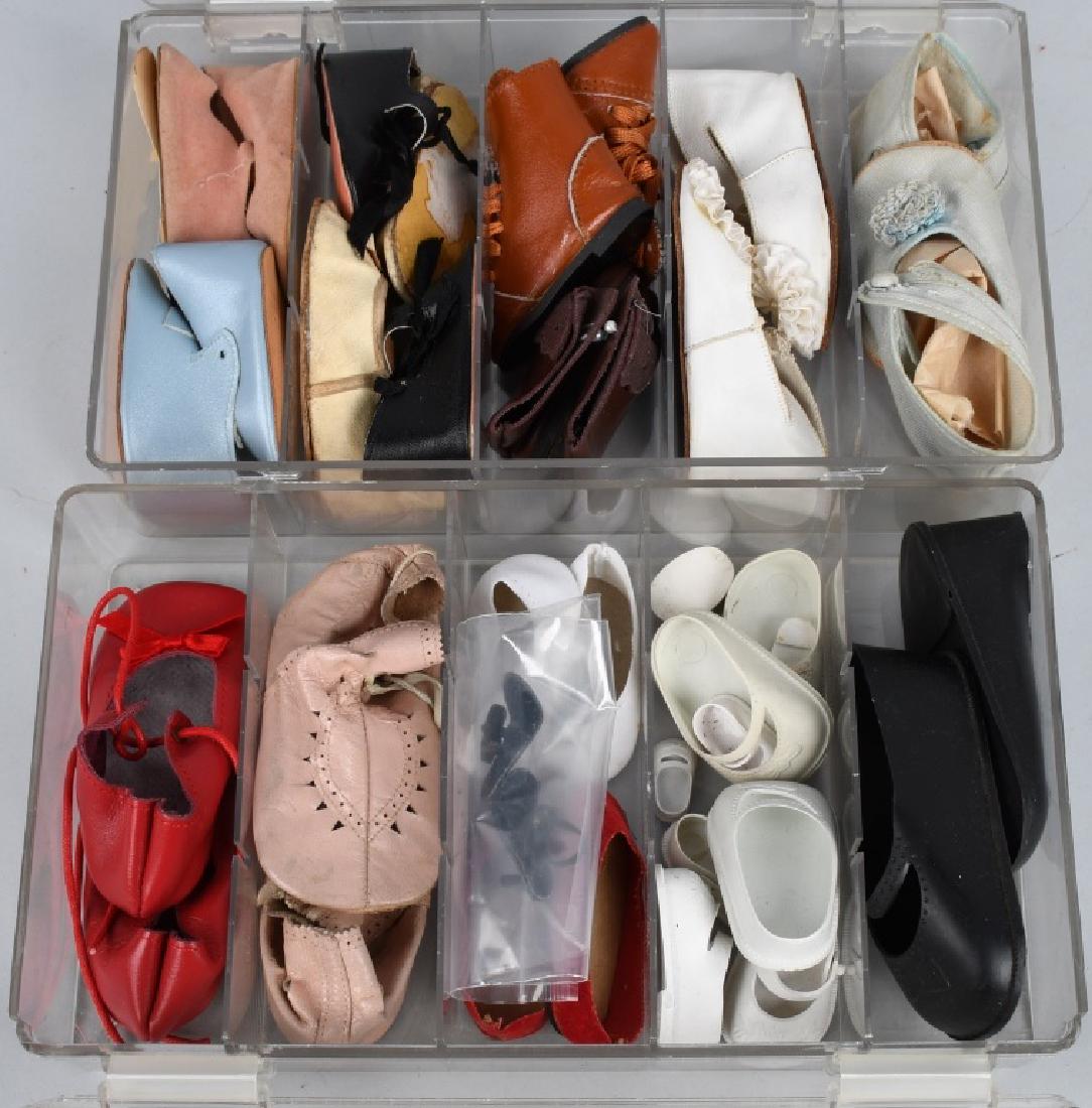 LARGE LOT of VINTAGE DOLL SHOES (1 of 3)