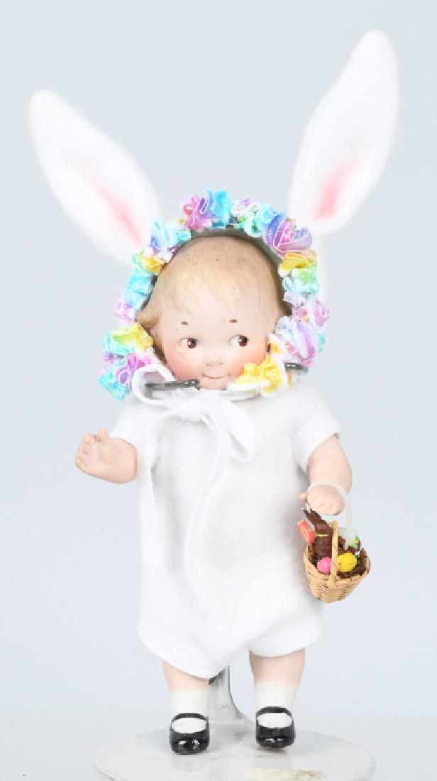 GERMAN KESTNER PETERKIN BISQUE DOLL, RARE SIZE (1 of 4)