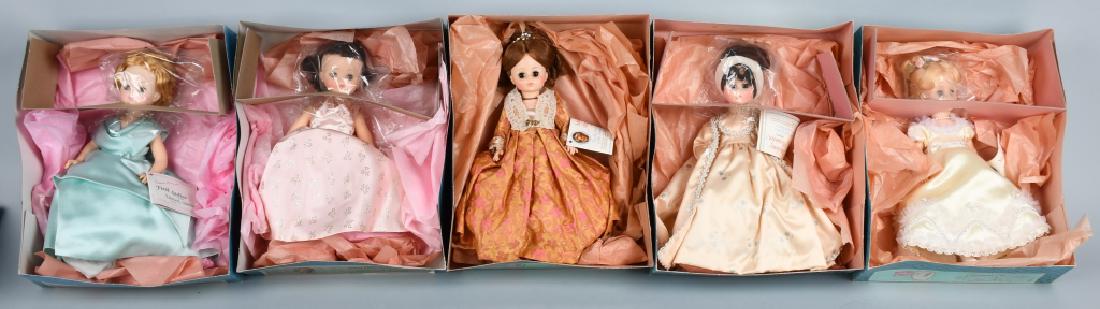 FIVE MADAME ALEXANDER DOLLS (1 of 5)