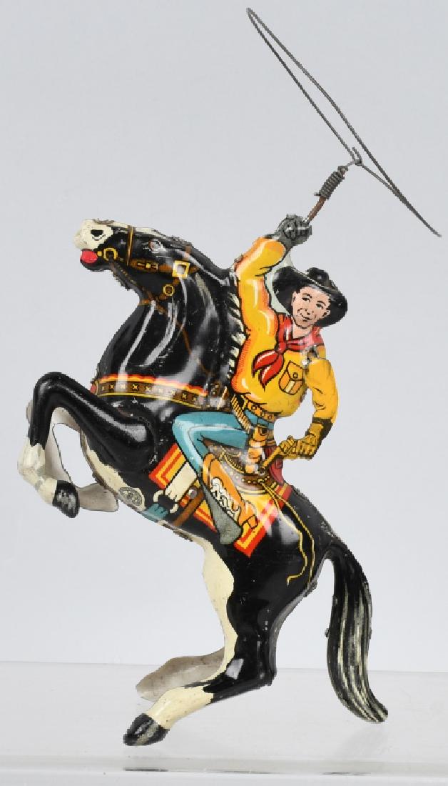 MARX Tin Windup COWBOY on HORSE (1 of 4)