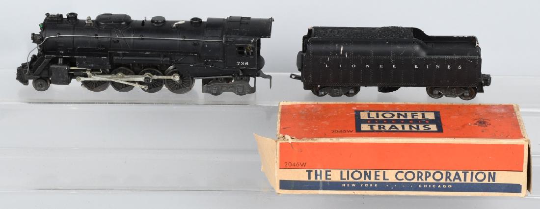 LIONEL No. 736 ENGINE & 2046W TENDER (1 of 6)
