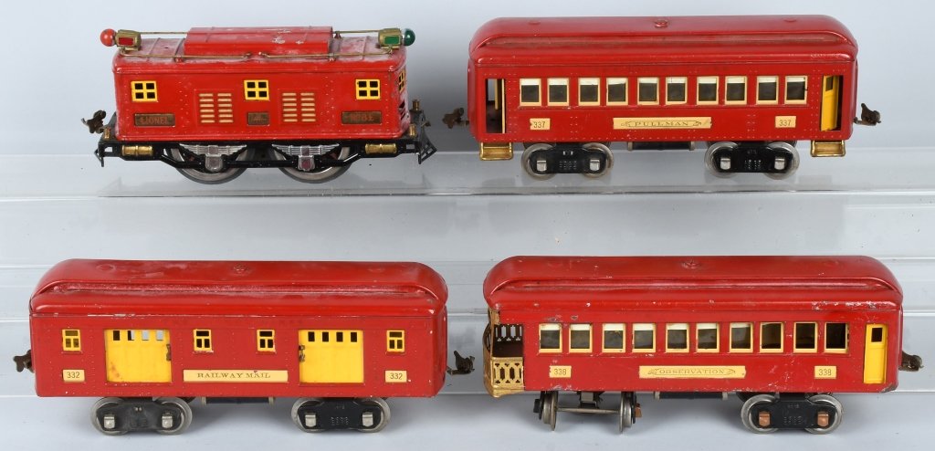 LIONEL STANDARD GAUGE #8E ENGINE & 5 CARS (1 of 5)