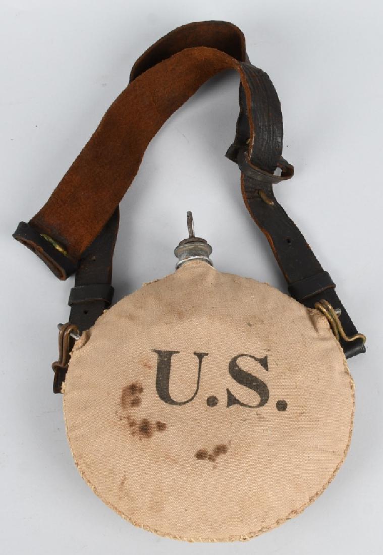 SPANISH AMERICAN WAR CANTEEN & BELT