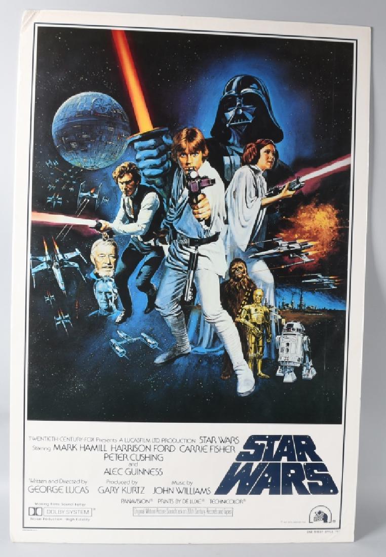 1977 STAR WARS STYLE C MOVIE POSTER (1 of 5)