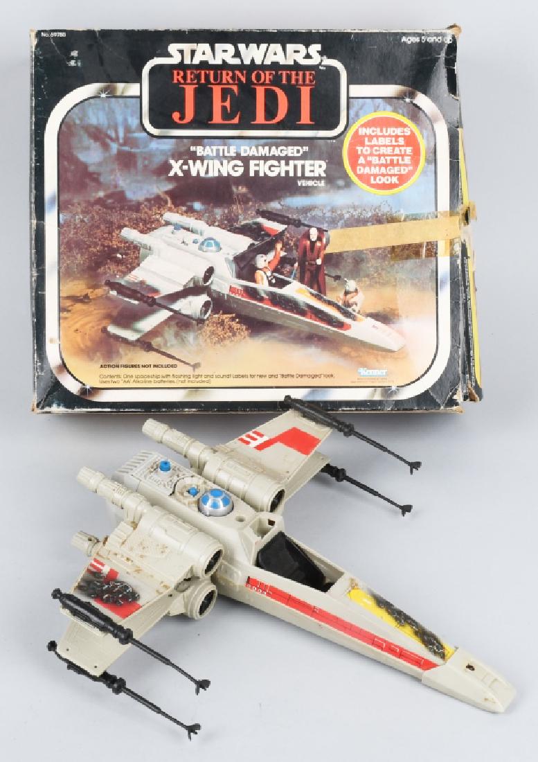 STAR WARS ROTJ X-WING FIGHTER BATTLE DAMAGE w/BOX (1 of 10)