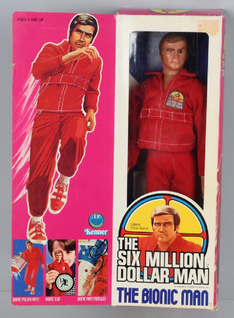 KENNER SIX MILLION DOLLAR MAN ACTION FIGURE MIB: Original Kenner The Six Million Dollar Man Colonel Steve Austin Action Figure. Still in original box never played with. Box is clean. Excellent