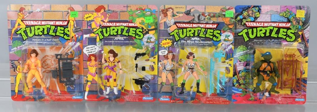 4- TEENAGE MUTANT NINJA TURTLE ACTION FIGURES MOC (1 of 5)
