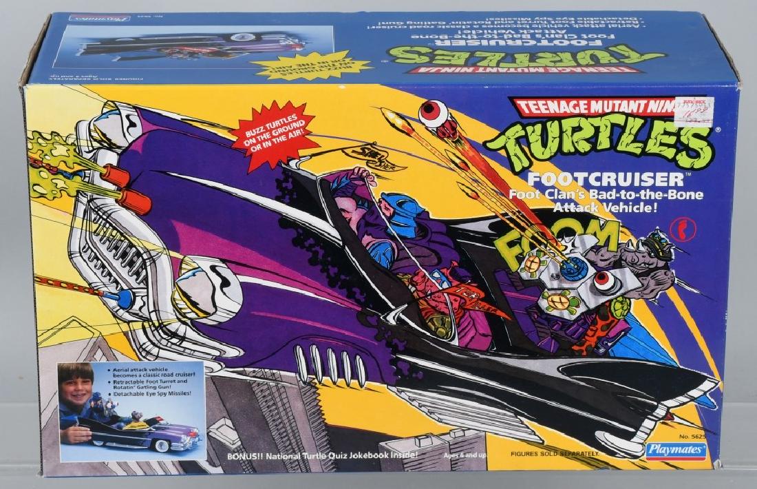 1989 TEENAGE MUTANT NINJA TURTLES FOOTCRUISER: New Old Stock TMNT Footcruiser. Mint sealed in crisp box