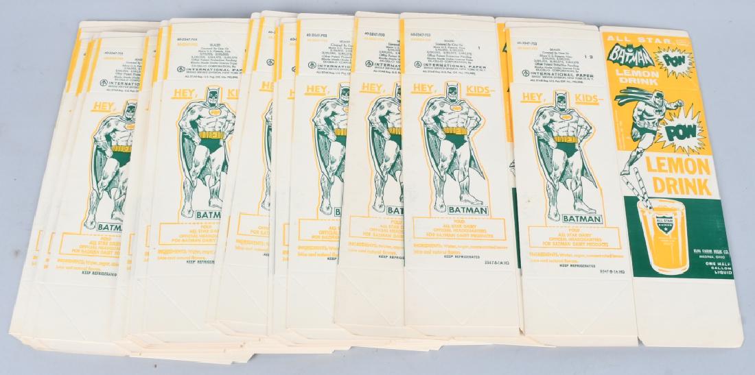 20- BATMAN ALL STAR LEMON DRINK CARTONS NOS (1 of 2)