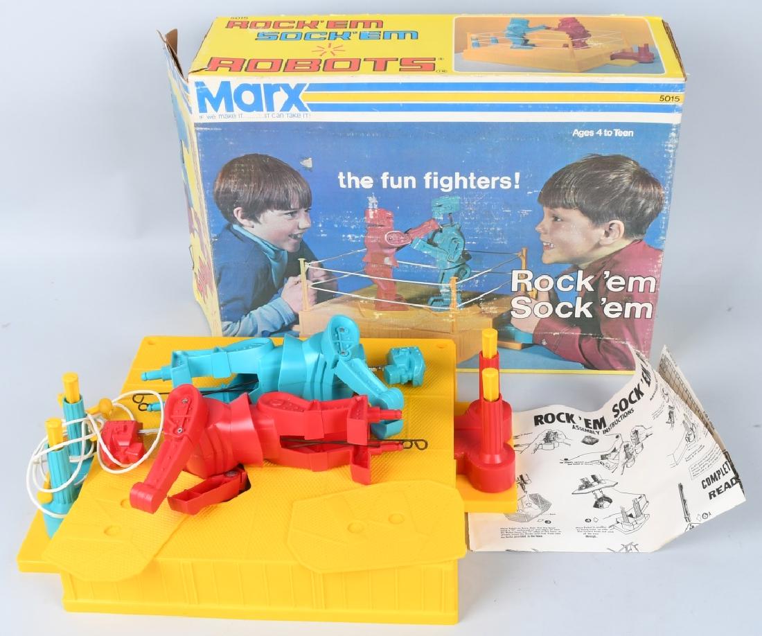 MARX ROCK EM SOCK EM ROBOTS w/ BOX (1 of 6)