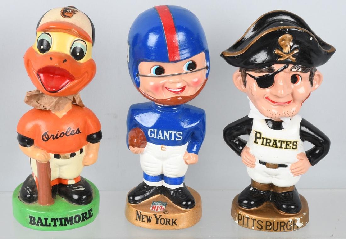 VINTAGE ORIOLES, GIANTS, & PIRATES BOBBLE HEADS (1 of 5)