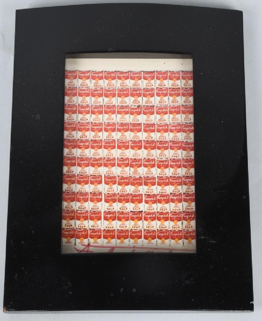 AUTOGRAPHED ANDY WARHOL CAMPBELLS SOUP POST CARD (1 of 5)