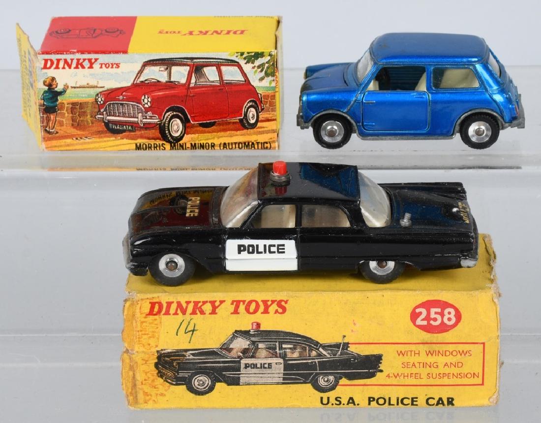 DINKY #183 MORRIS MINOR & #258 POLICE CAR MIB (1 of 4)