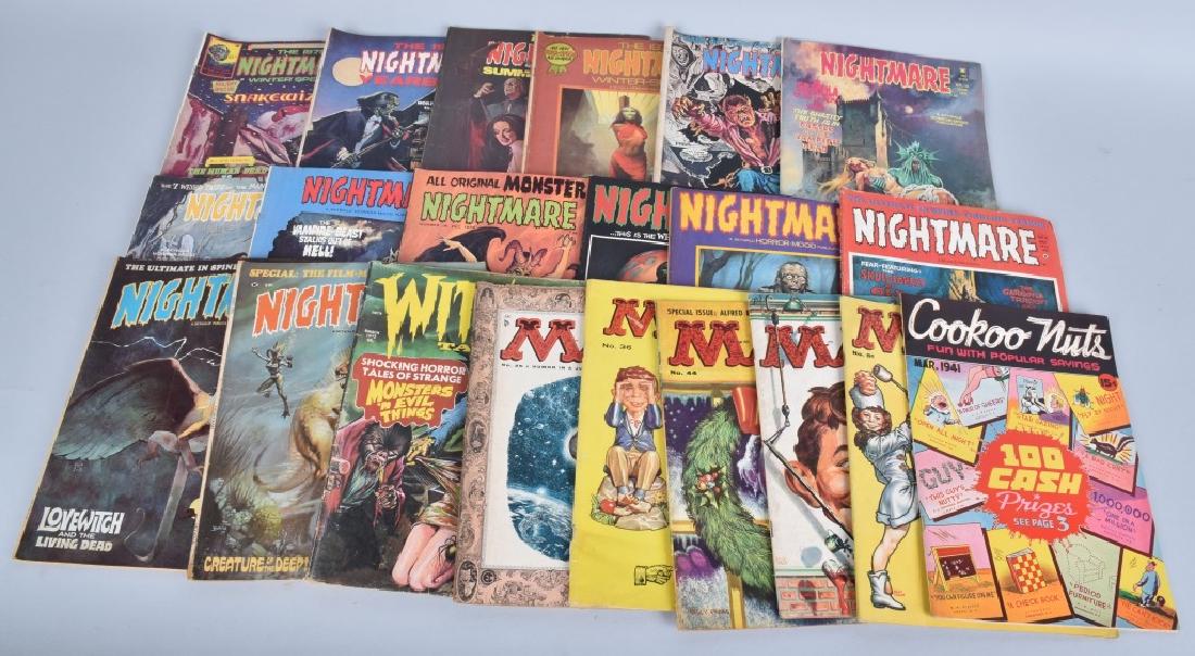 21 MISC EARLY MAD AND HORROR MAGAZINES 1941 - 1970 (1 of 4)