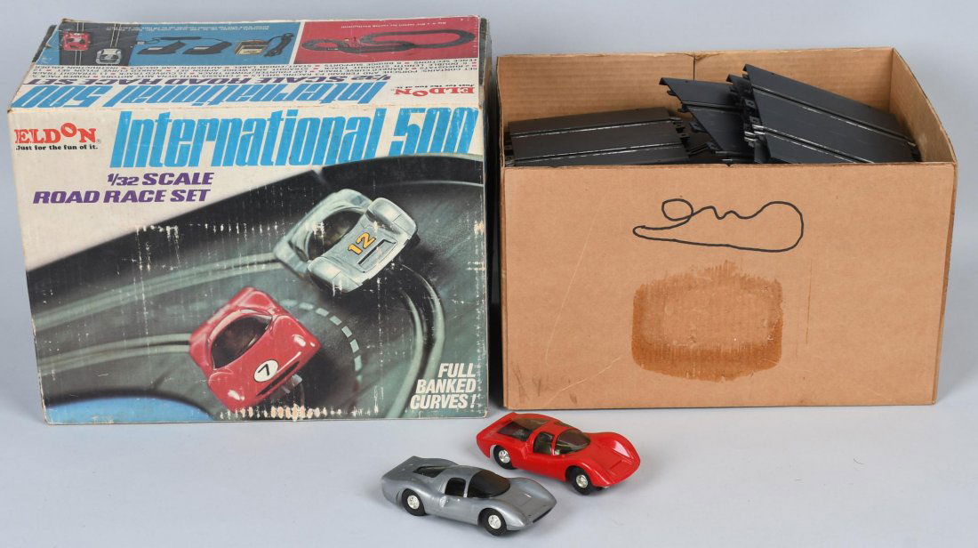 ELDON INTERNATIONAL 500 SLOT CAR SET w/ BOX Jun 16, 2018 Milestone