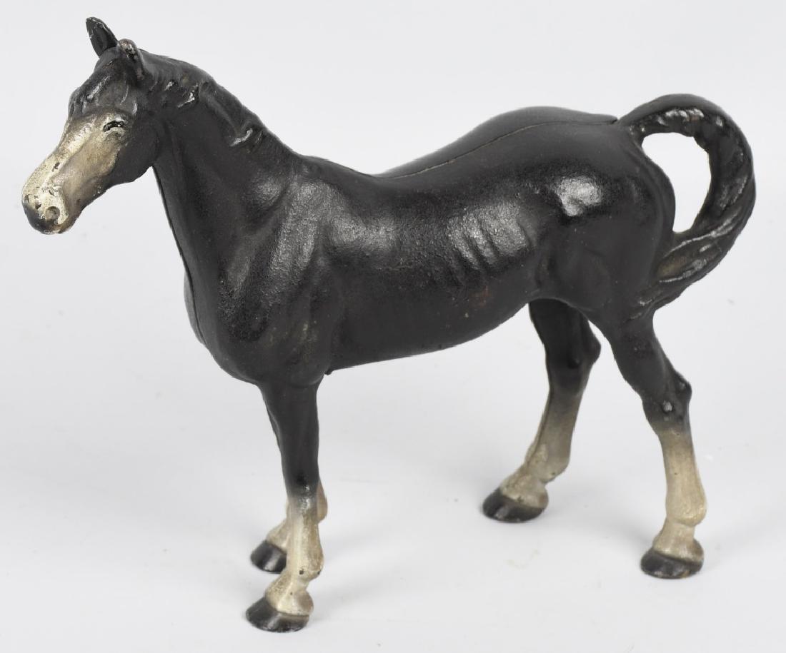 Hubley Cast Iron Black Horse Door Stop Jun 30 2018 Milestone