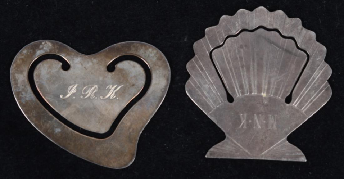 2- TIFFANY & CO STERLING SILVER BOOKMARKS: 2 Tiffany & Co Sterling Silver 925 bookmarks. Both about 2 1/4" Excellent '
