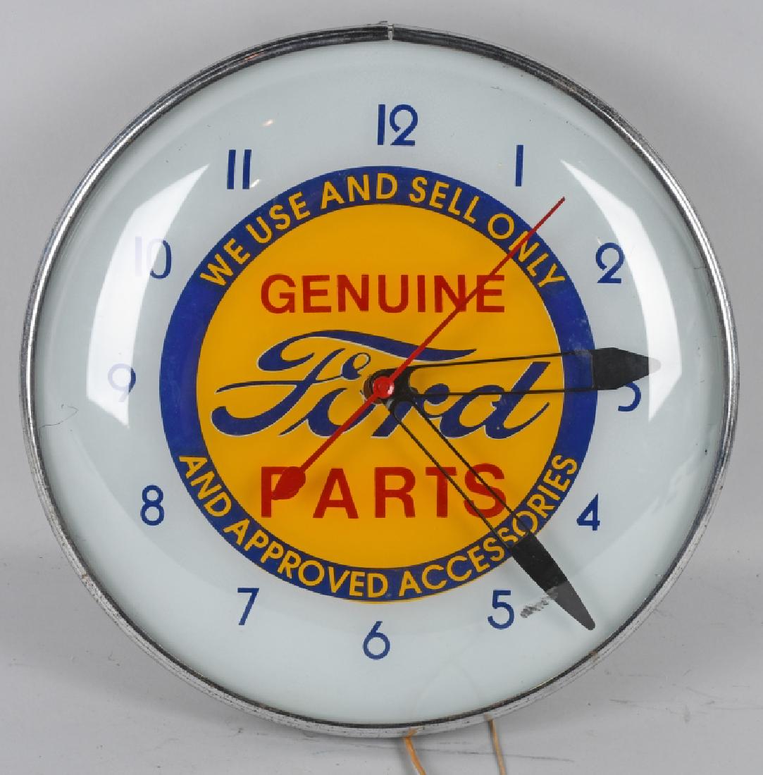 15" GENUINE FORD PARTS ROUND PAM CLOCK