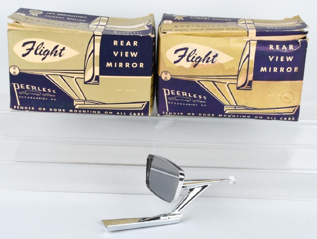 2- PEERLESS REAR VIEW MIRRORS NOS (1 of 4)