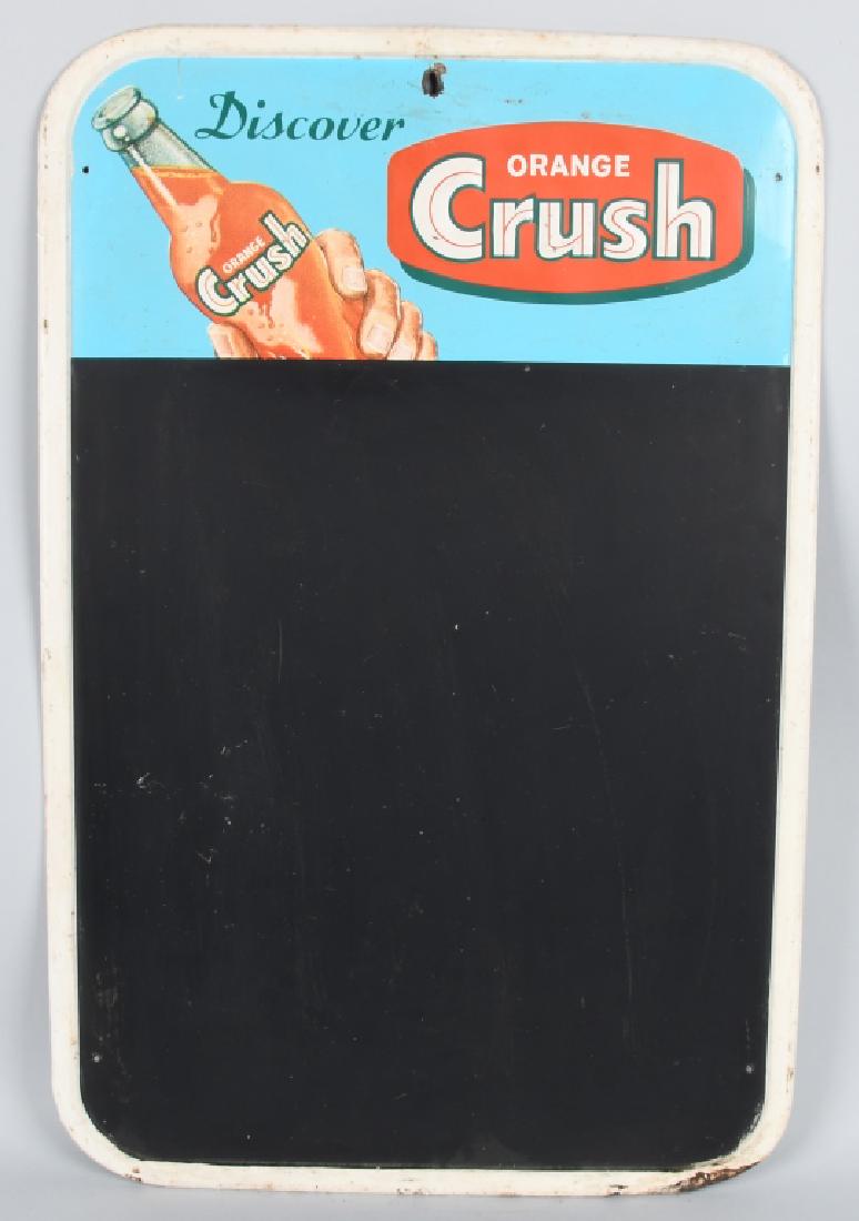 DISCOVER CRUSH TIN EMBOSSED CHALKBOARD SIGN (1 of 3)