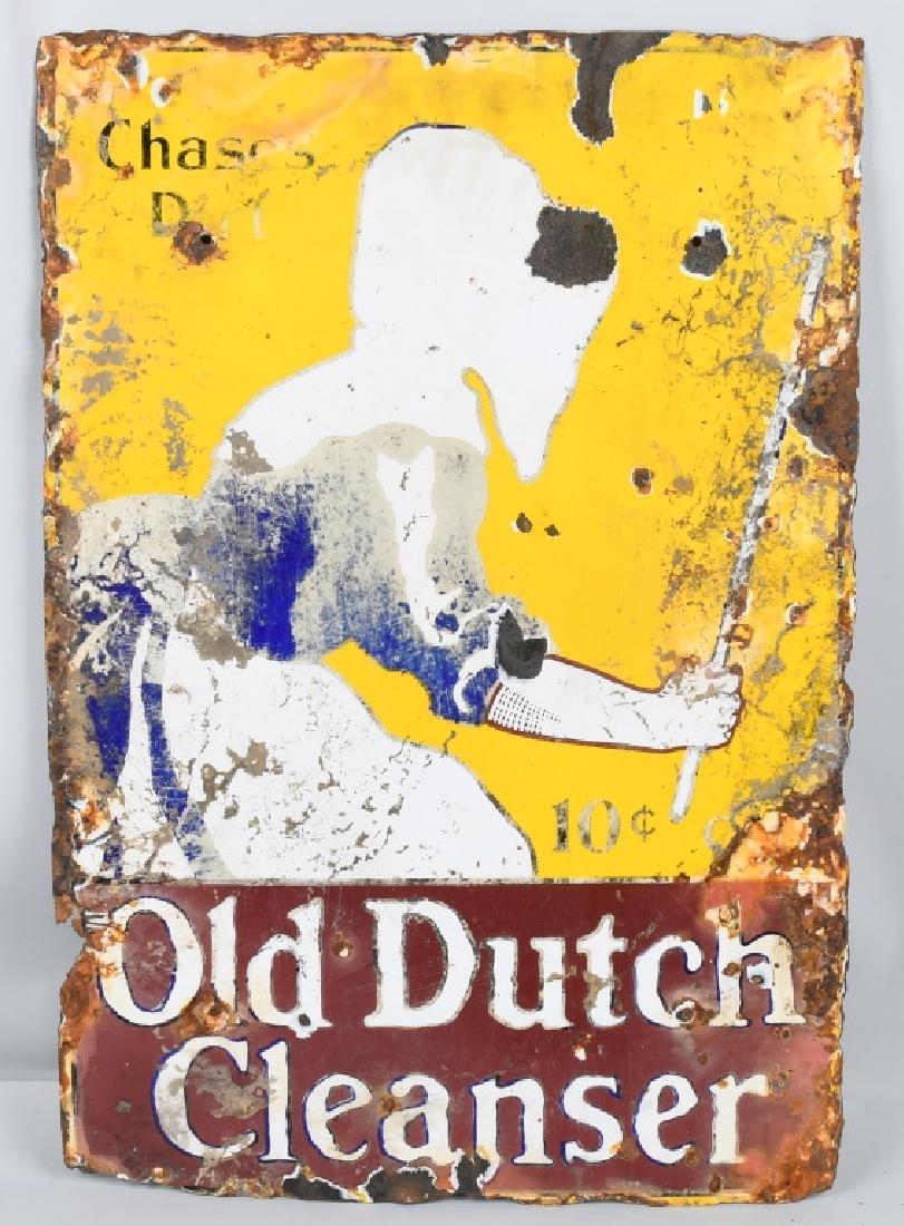 OLD DUTCH CLEANER PORCELAIN SIGN (1 of 2)