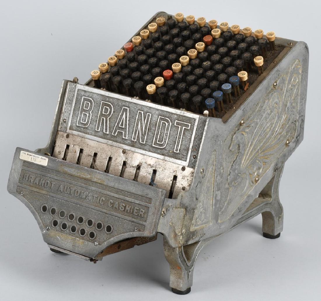ANTIQUE BRANDT AUTOMATIC CASHIER (1 of 4)
