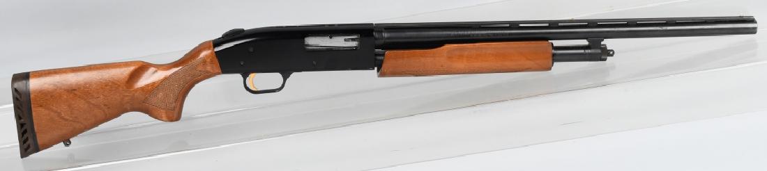 MOSSBERG MODEL 505, .20 GAUGE PUMP SHOTGUN: SN T006122, Mossberg Model 505 youth pump shotgun. 20" vented rib barrel with nice bore. 20 gauge with Mossberg Accu-choke, full choke. 85% finish and very good checkered wood stocks,. Strong action. 