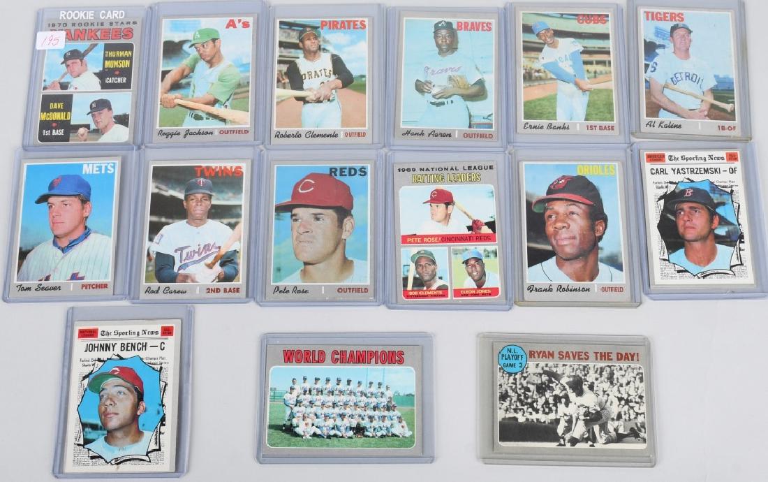 1970 Topps Baseball Munson, Jackson, & More (1 of 7)