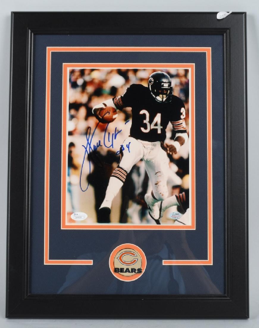 Walter Payton signed 8X10 matted and framed photo (1 of 3)