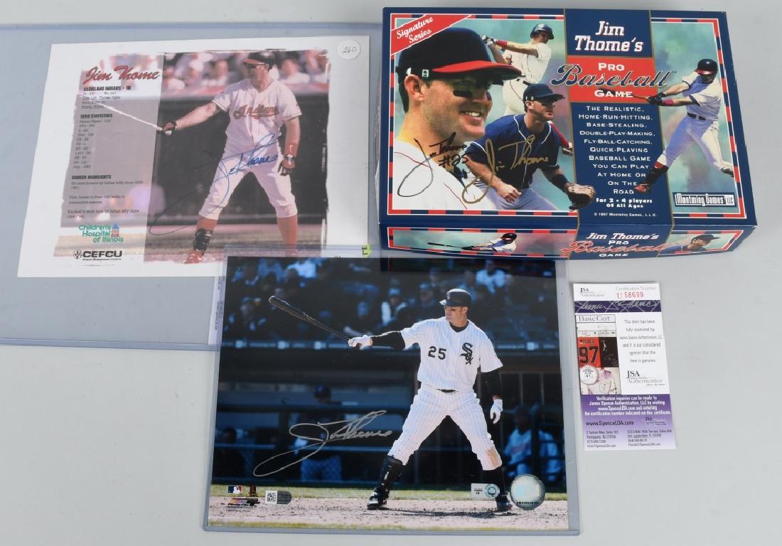 Signed Jim Thome group (1 of 9)