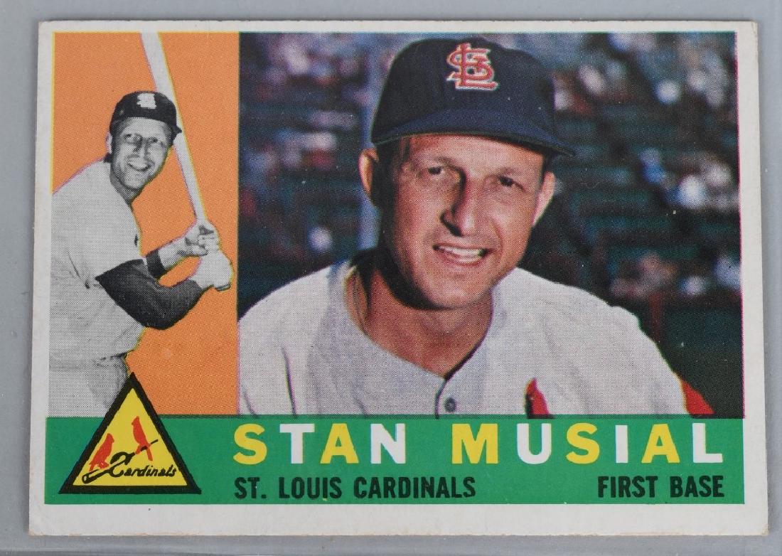 1960 TOPPS #250 STAN MUSIAL BASEBALL CARD (1 of 2)