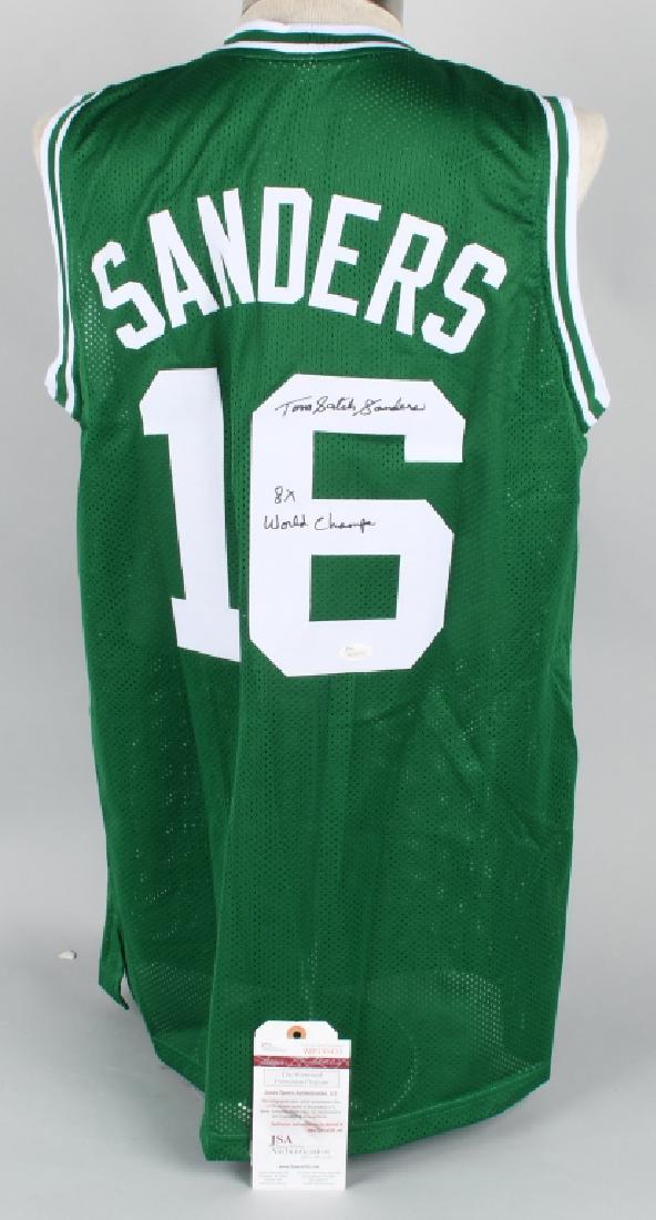 TOM SANDERS SIGNED CELTIC JERSEY w/ JSA (1 of 6)