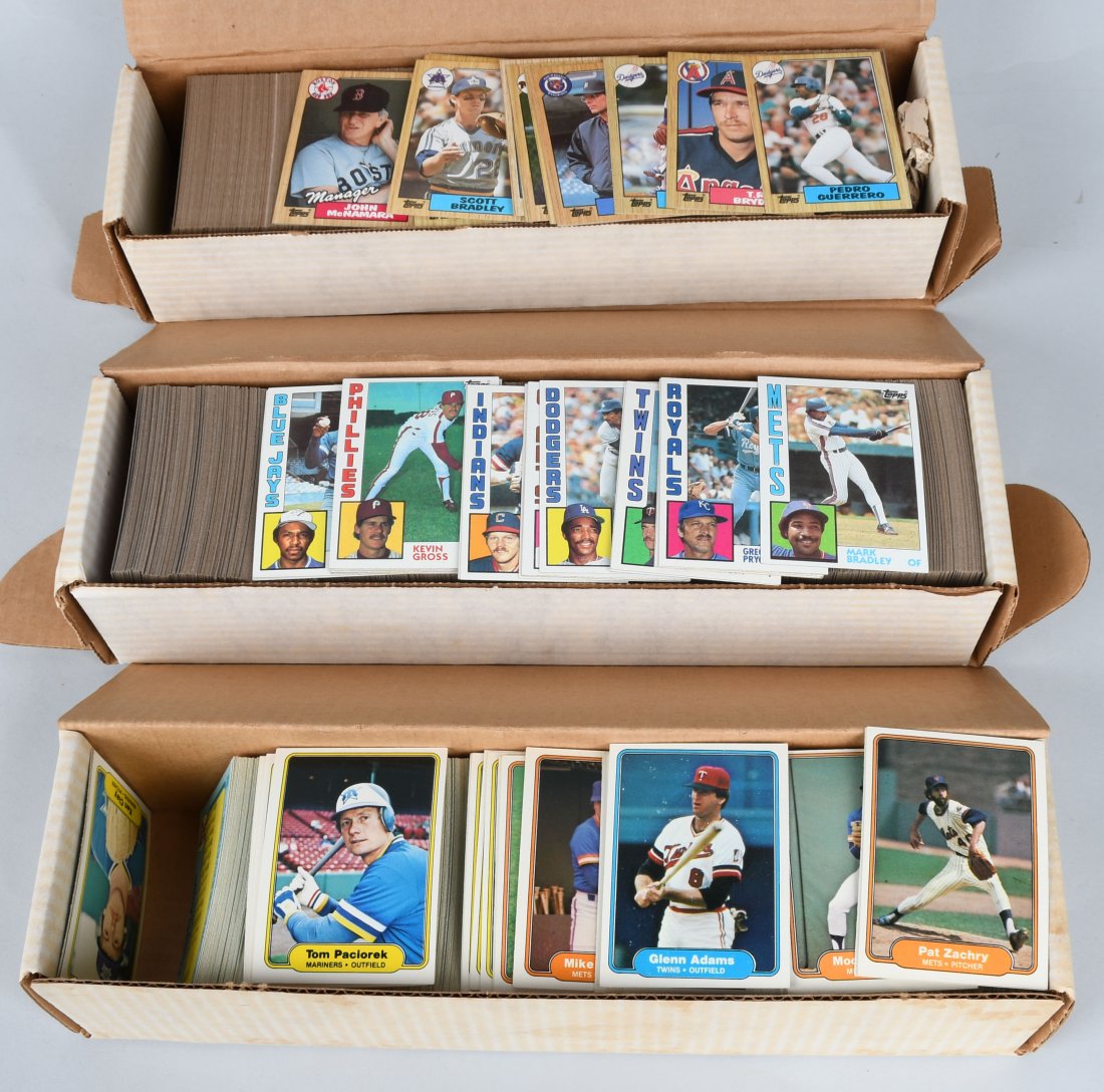 1982, 1984, & 1987 BASEBALL CARD SETS (1 of 9)