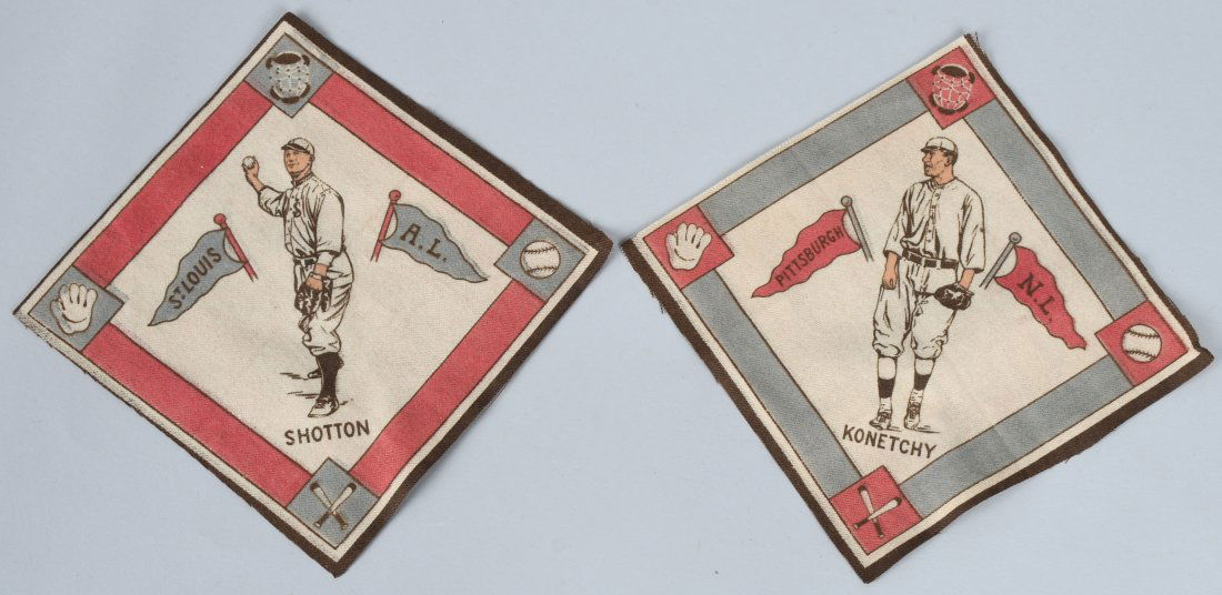 1914-B BASEBALL FELTS KONETCHY & SHOTTON (1 of 3)