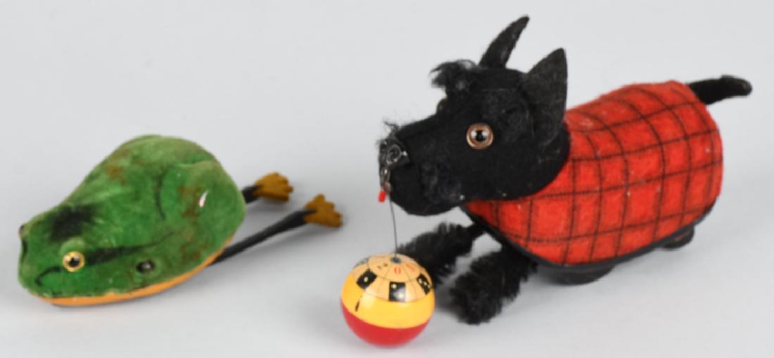 2-GERMAN SCHUCO WINDUP TOYS, SCOTTY & FROG (1 of 7)